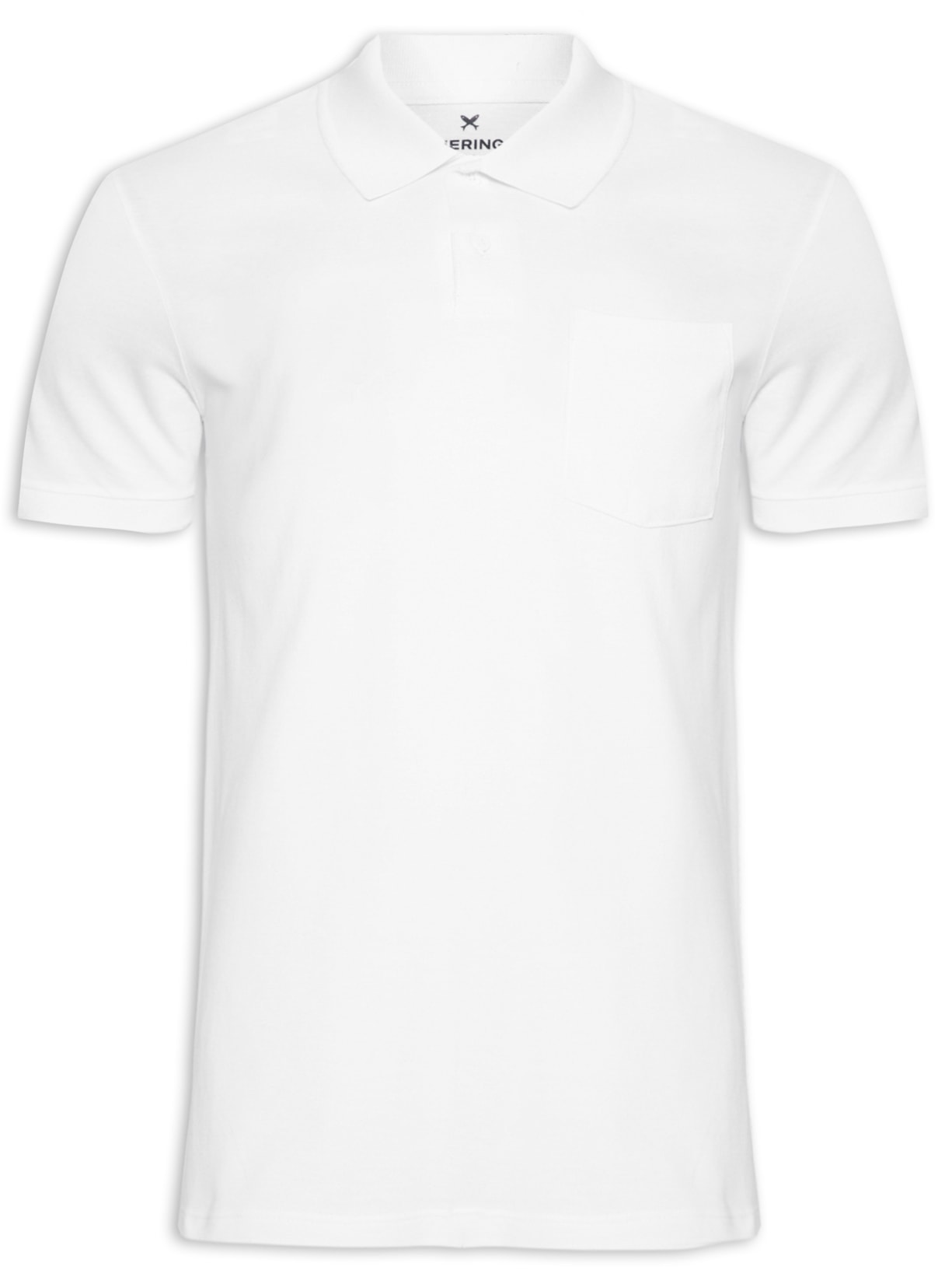 Polo Masculina Manga Curta - Branco