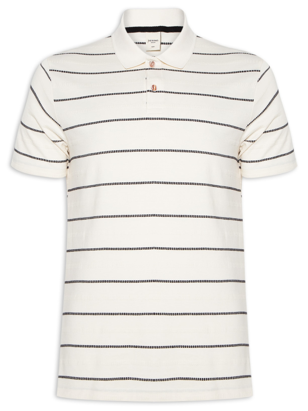 Polo Masculina Manga Curta - Branco