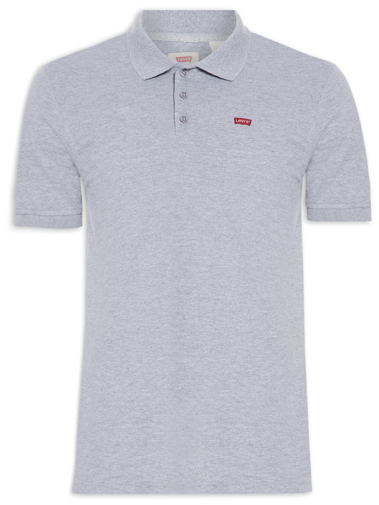 Polo Masculina Manga Curta Cinza Levi's