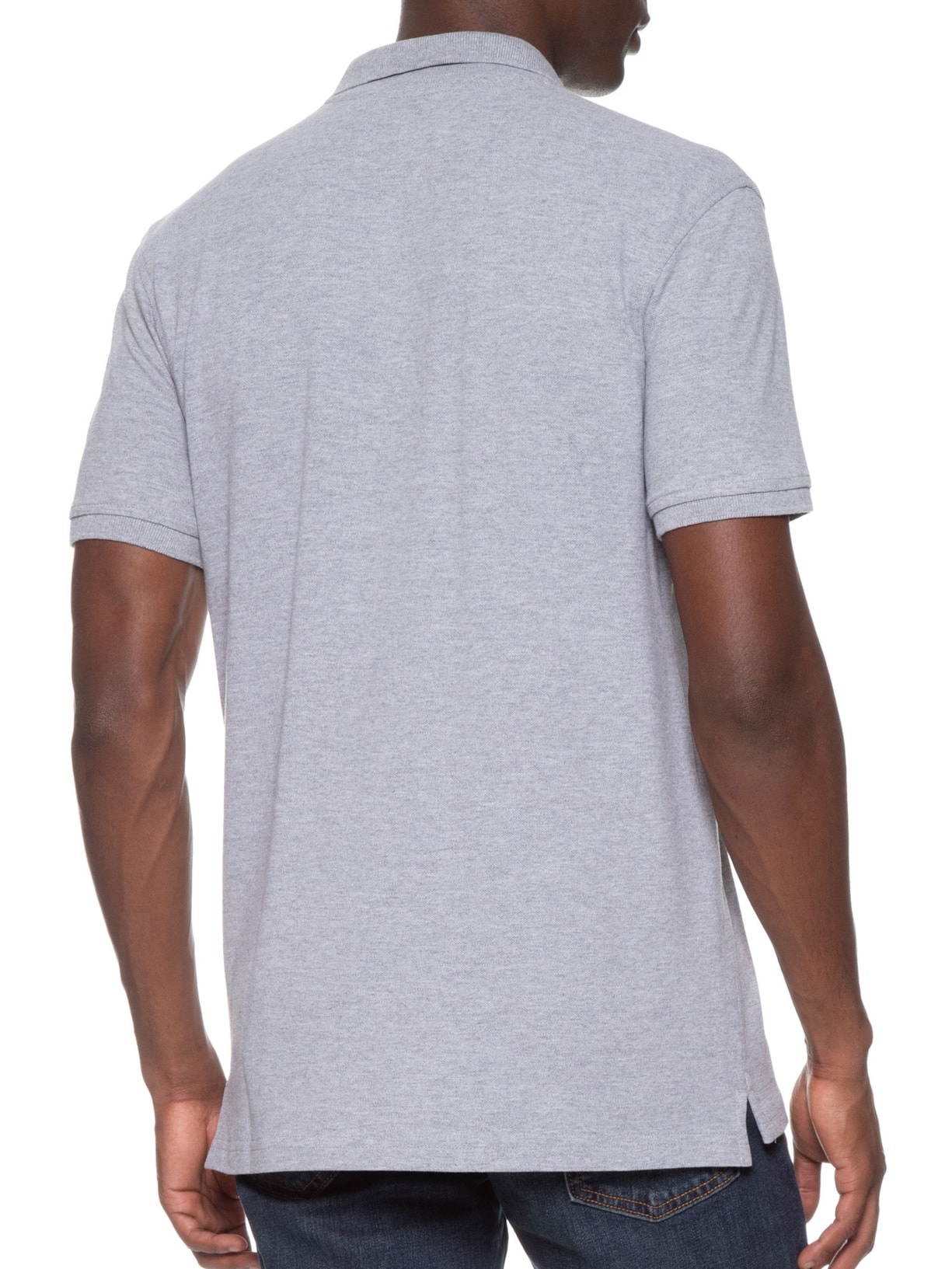 Polo Masculina Manga Curta Cinza Levi's