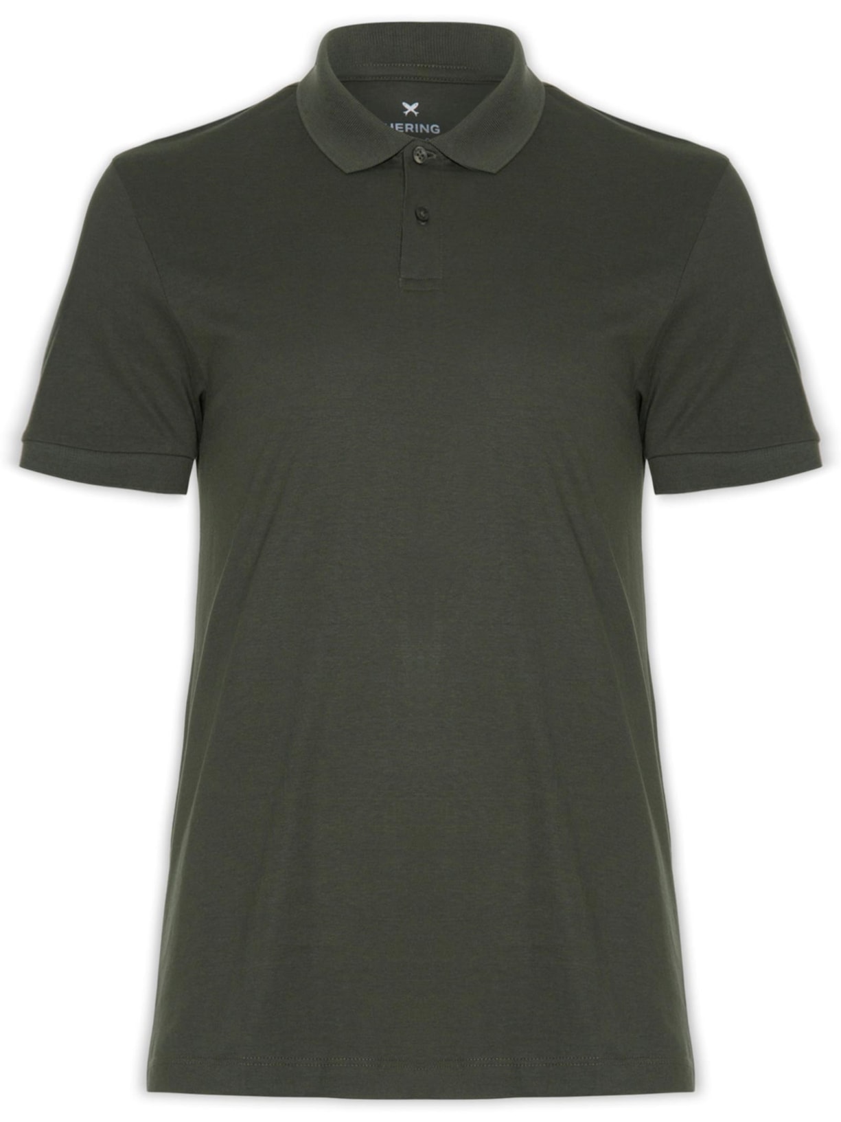 Polo Masculina Manga Curta Cotton Pima - Verde