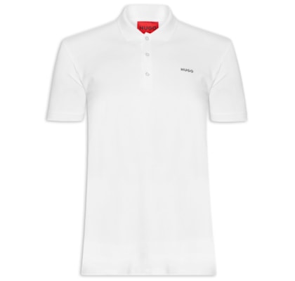 Polo Masculina Manga Curta Dinos - Branco