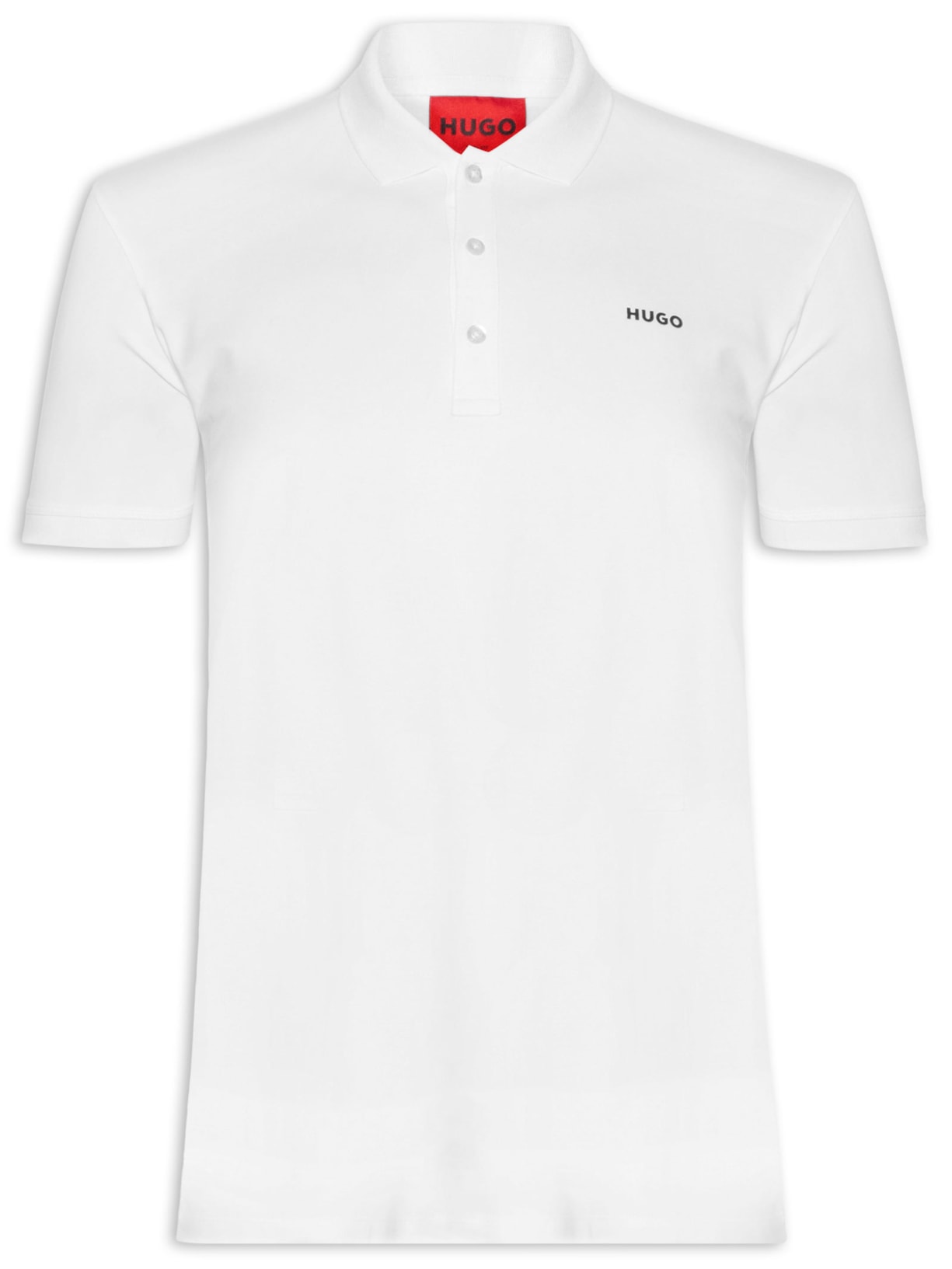 Polo Masculina Manga Curta Dinos - Branco