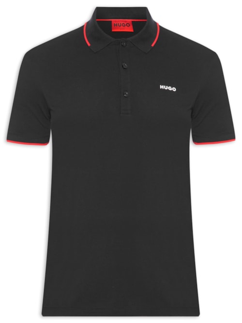 Polo Masculina Manga Curta Dinoso222 - Preto