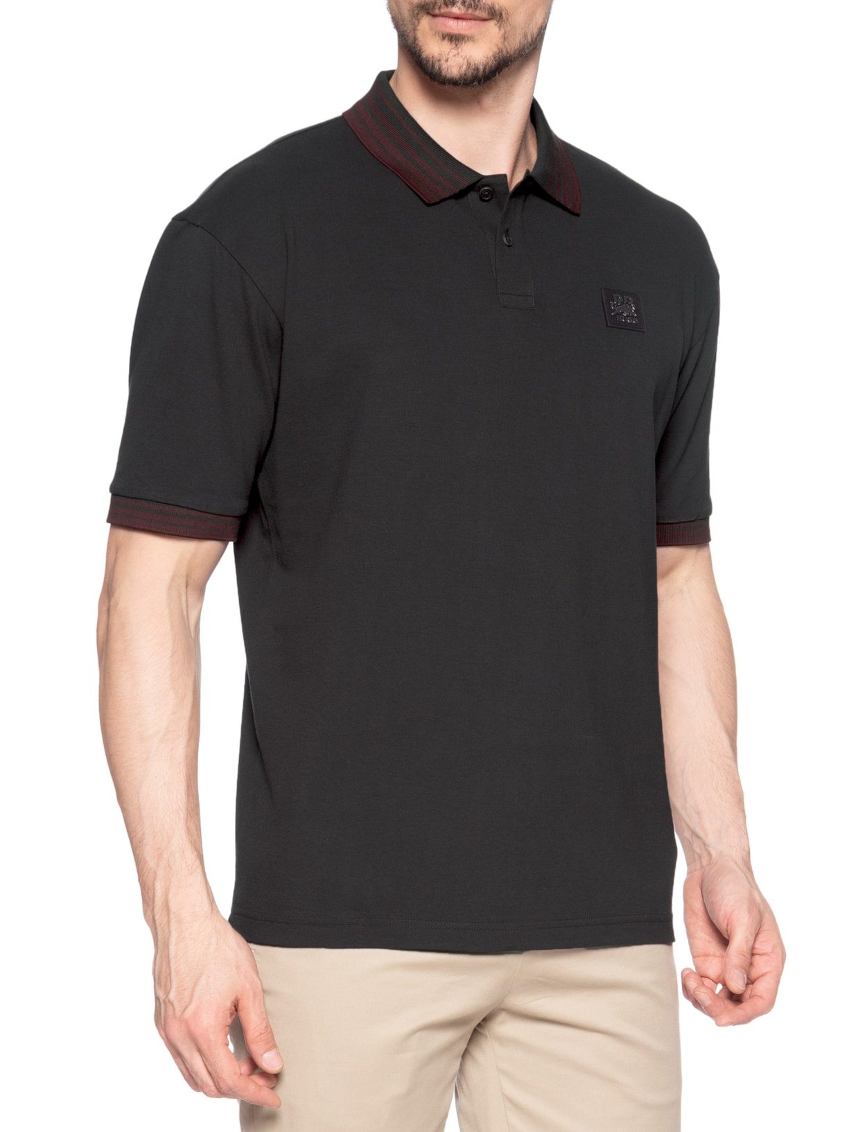 Polo Masculina Manga Curta Dizgi Collab Redbull Marrom Hugo