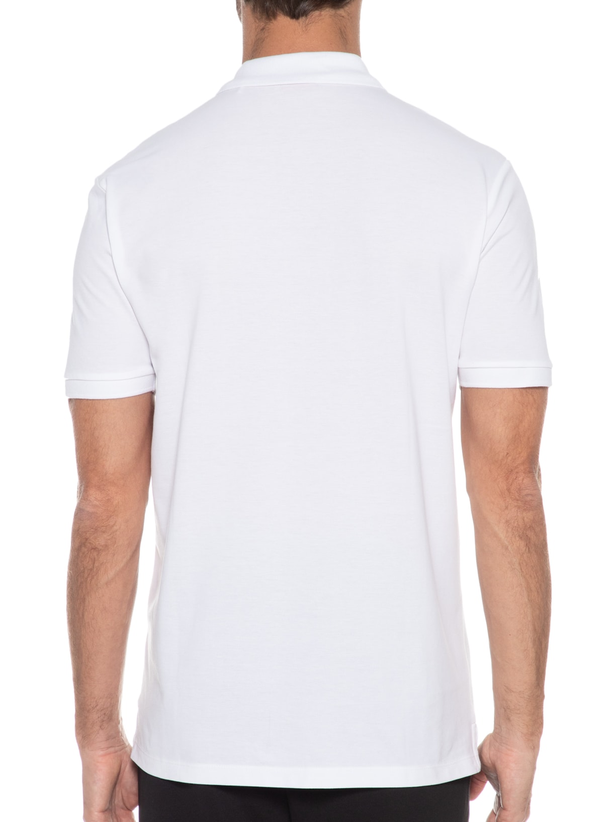 Polo Masculina Manga Curta Donos 222 Branco Hugo