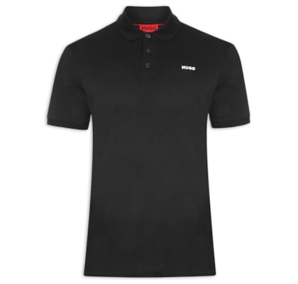 Polo Masculina Manga Curta Donos 222 - Preto