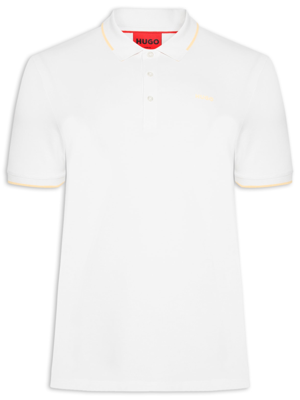 Pólo Masculina Manga Curta Donos222 - Off White