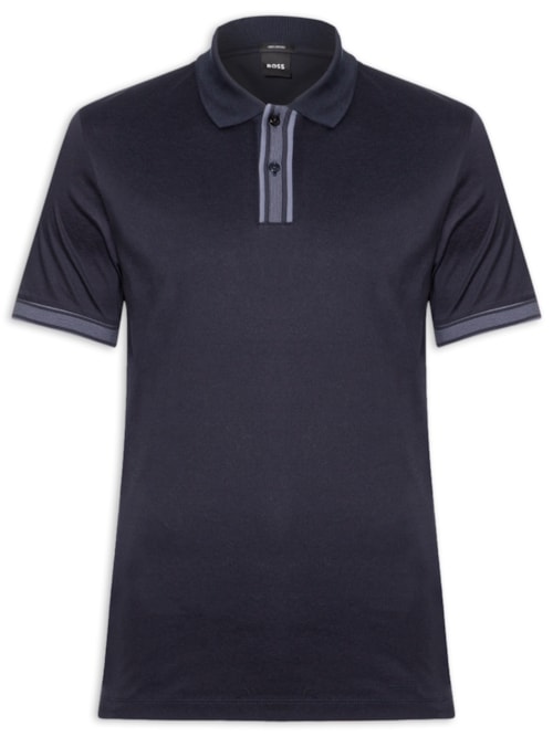 Polo Masculina Manga Curta H-Parlay Regular fit - Azul