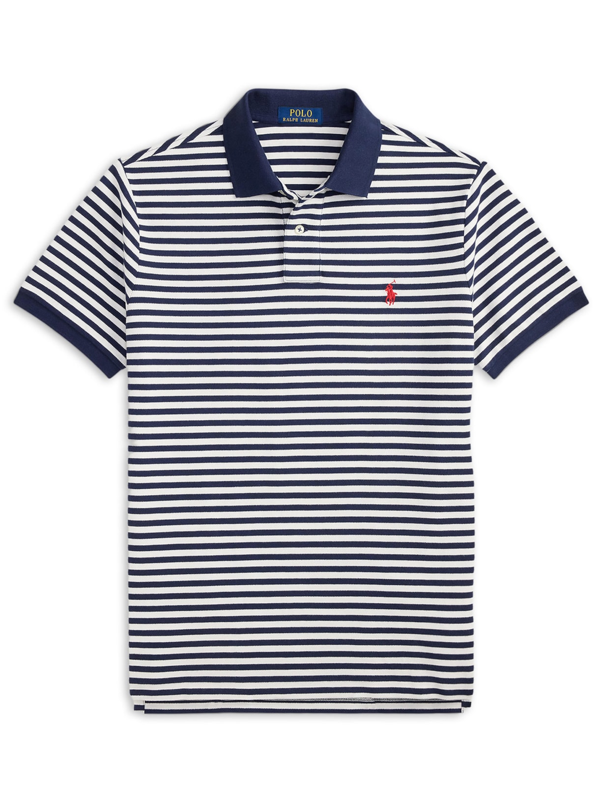 Polo Masculina Manga Curta Listrada Classic Logo Bordado - Azul