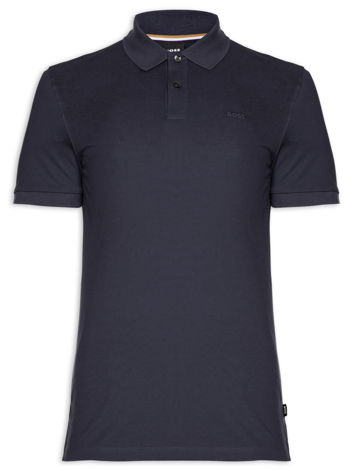 Polo Masculina Manga Curta Logo Bordado Pallas - Azul