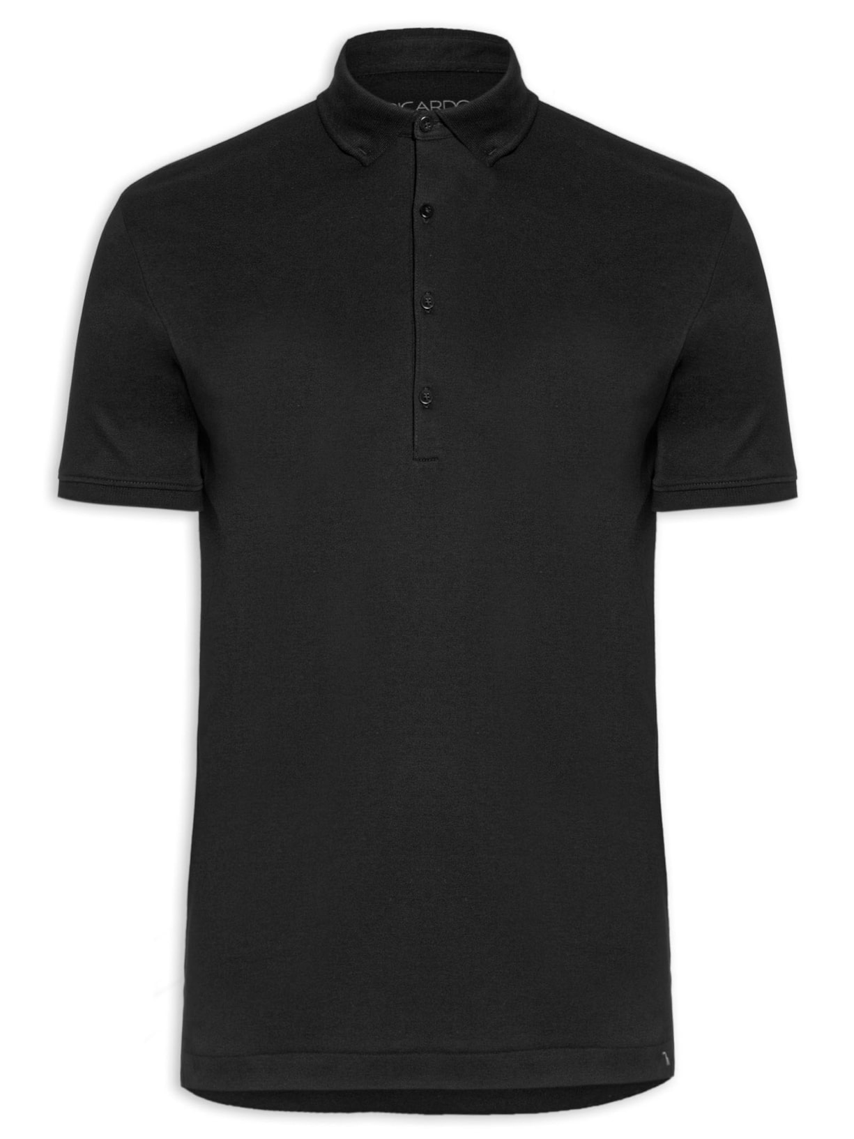 Polo Masculina Manga Curta Mpro Hd B - Preto