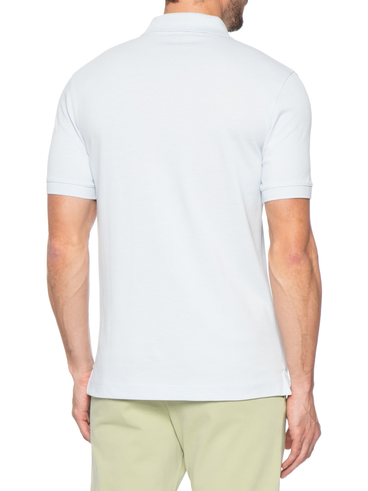 Polo Masculina Manga Curta Pallas Azul Boss
