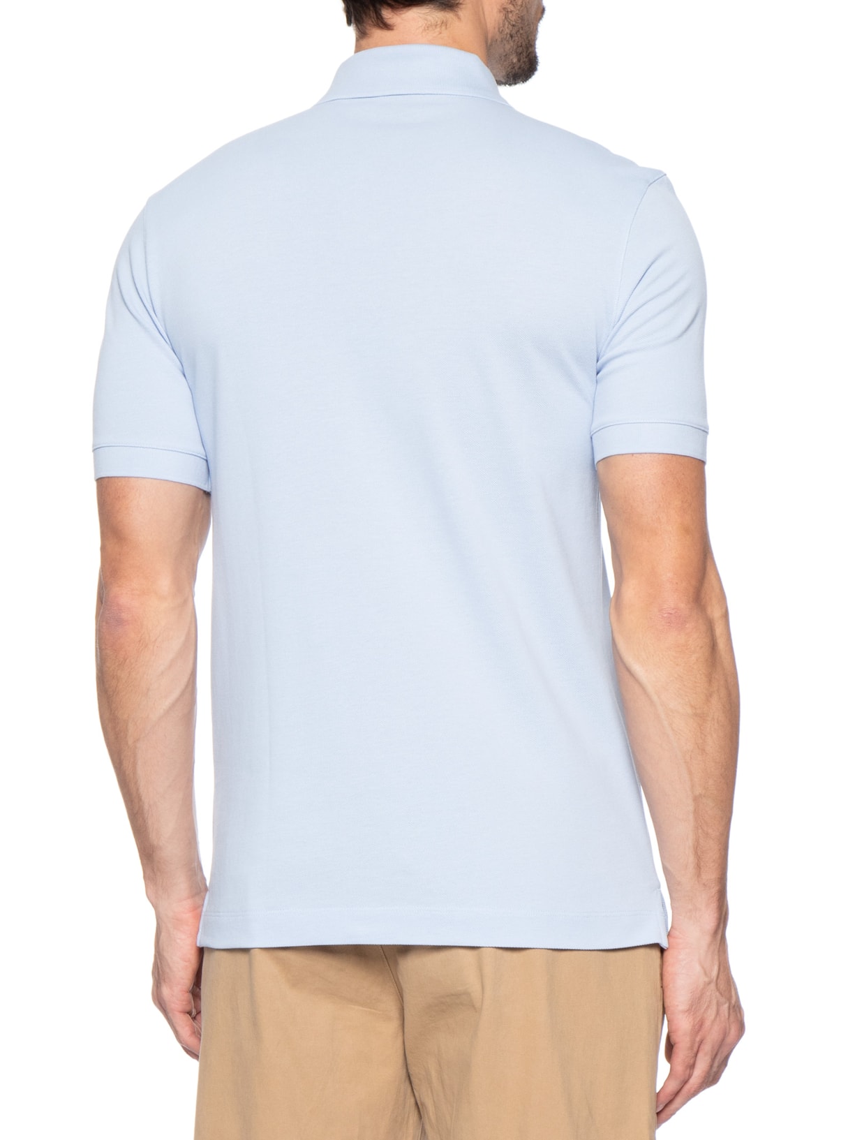 Polo Masculina Manga Curta Pallas Azul Boss