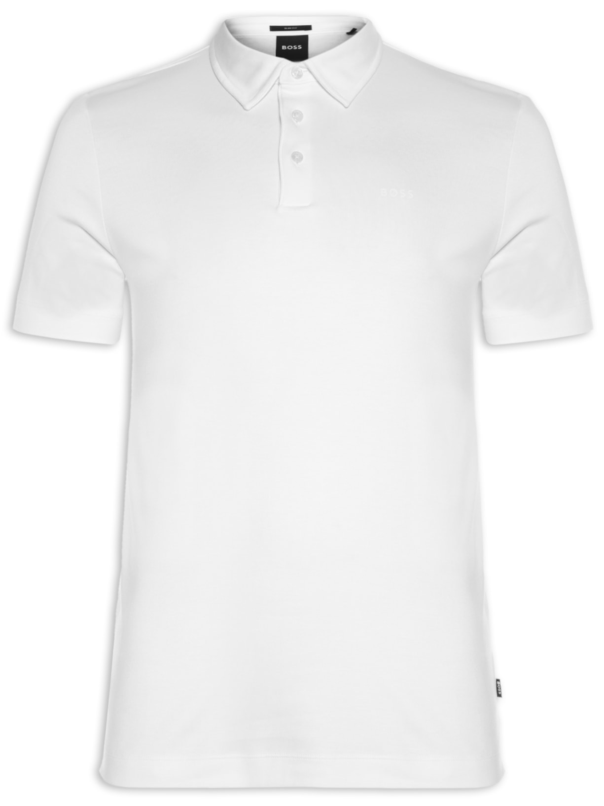 Polo Masculina Manga Curta Palosh 30 Regular fit  Branco Boss