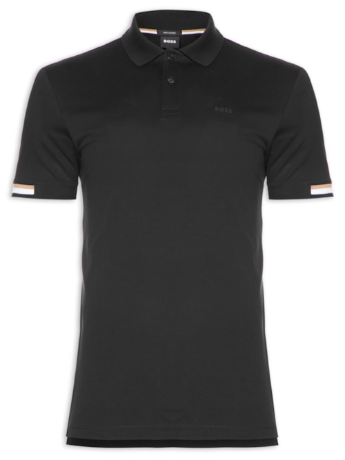 Polo Masculina Manga Curta Parlay 147 - Preto