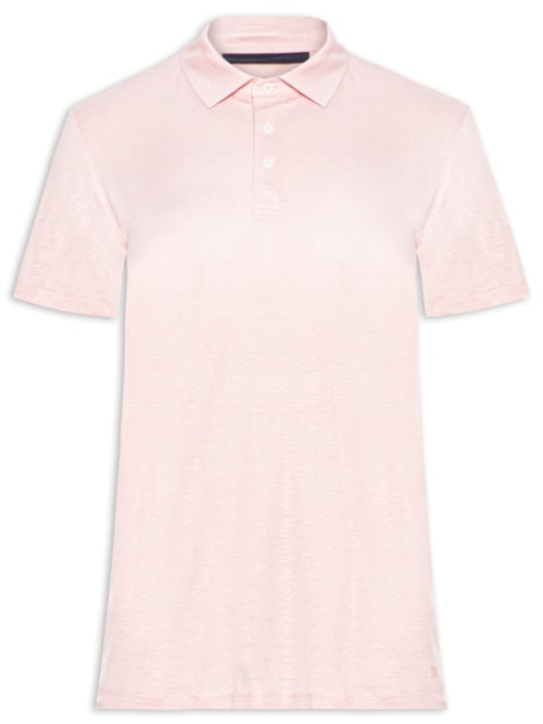 Polo Masculina Manga Curta Parris 7 Regular Fit - Rosa