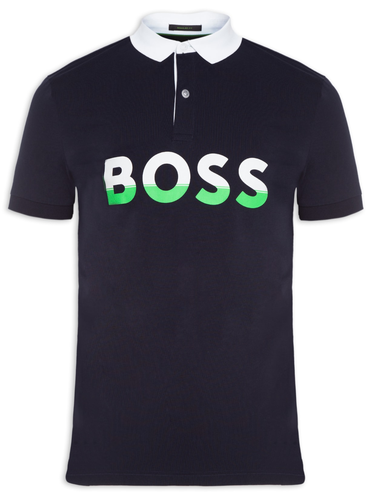 Polo Masculina Manga Curta Pavel - Azul