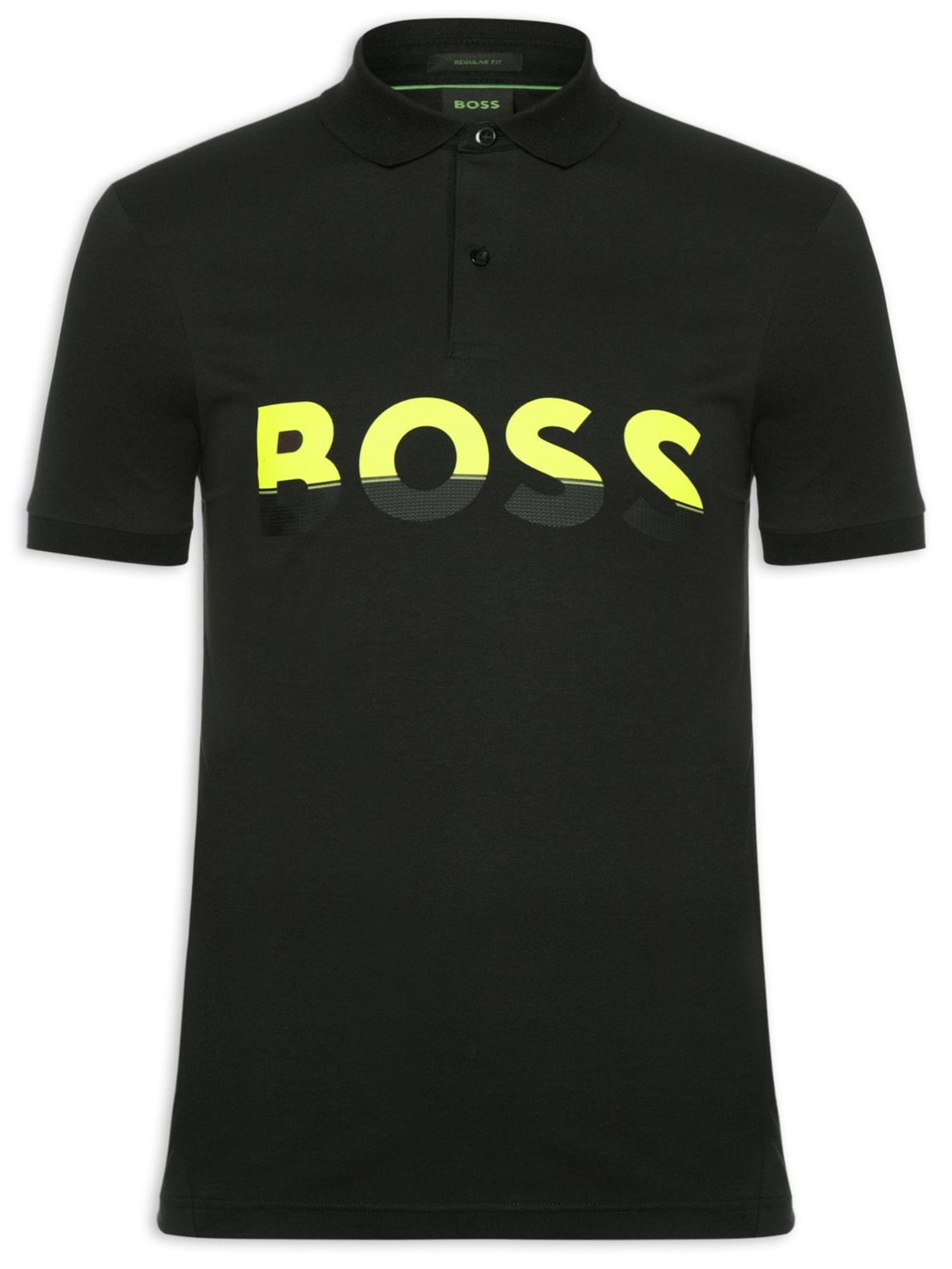 Pólo Masculina Manga Curta Pavel - Preto