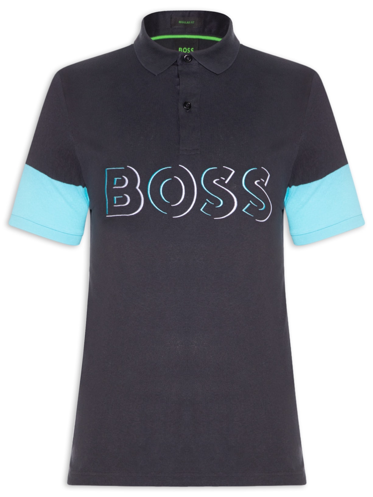 Polo Masculina Manga Curta Pavel Regular fit - Azul