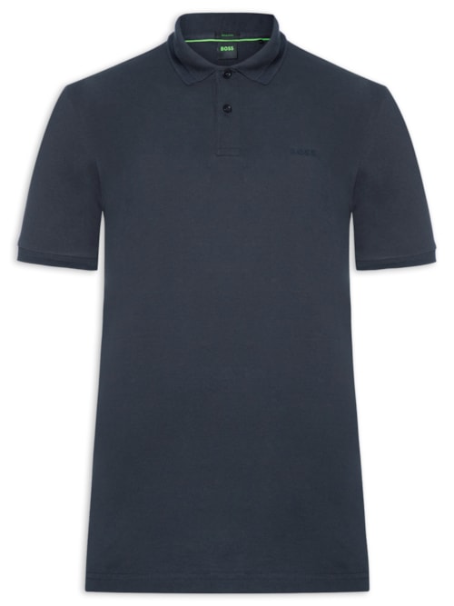 Polo Masculina Manga Curta Pio 1- Azul