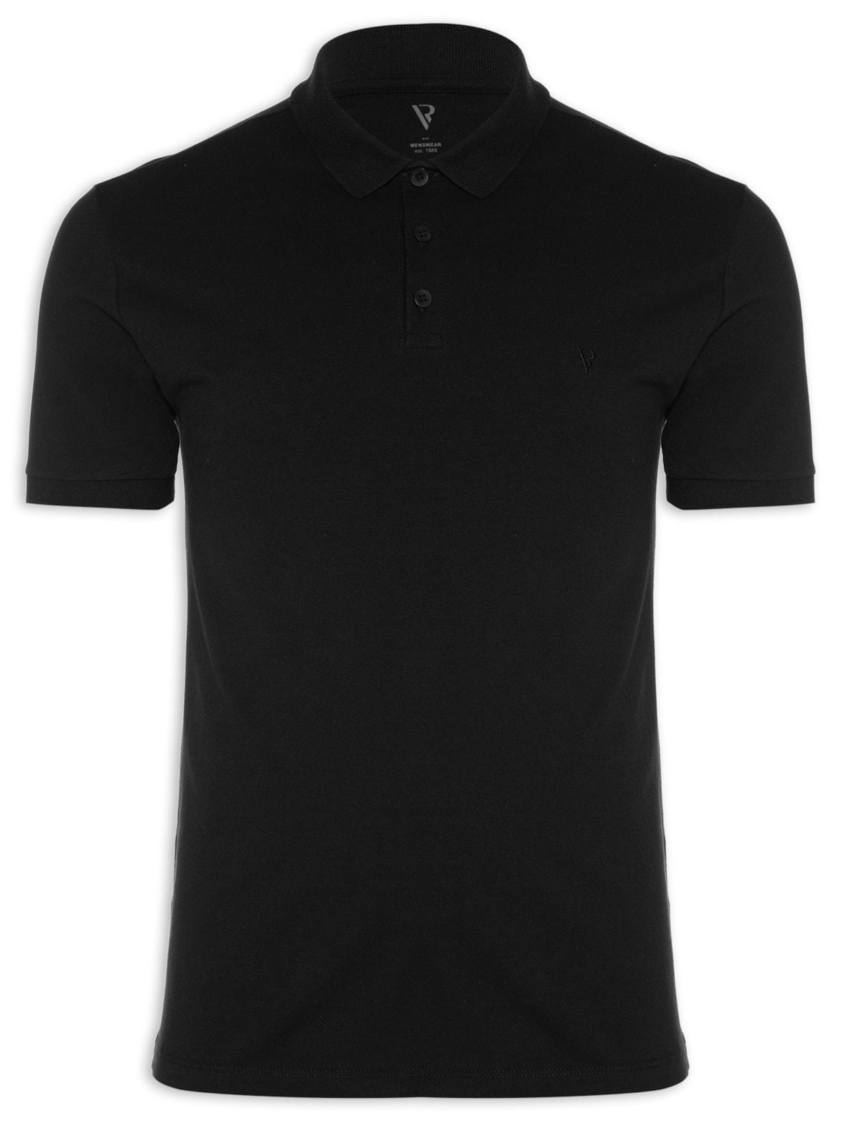 Polo Masculina Manga Curta Piquet Básica - Amarelo