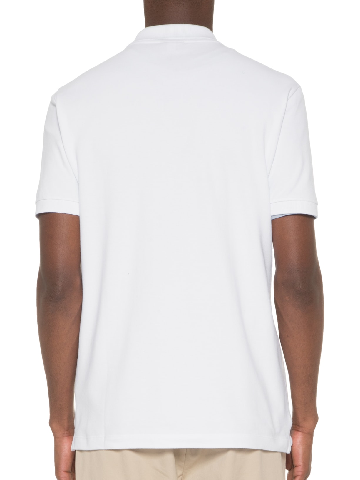 Polo Masculina Manga Curta Piquet Básica Branco Reserva