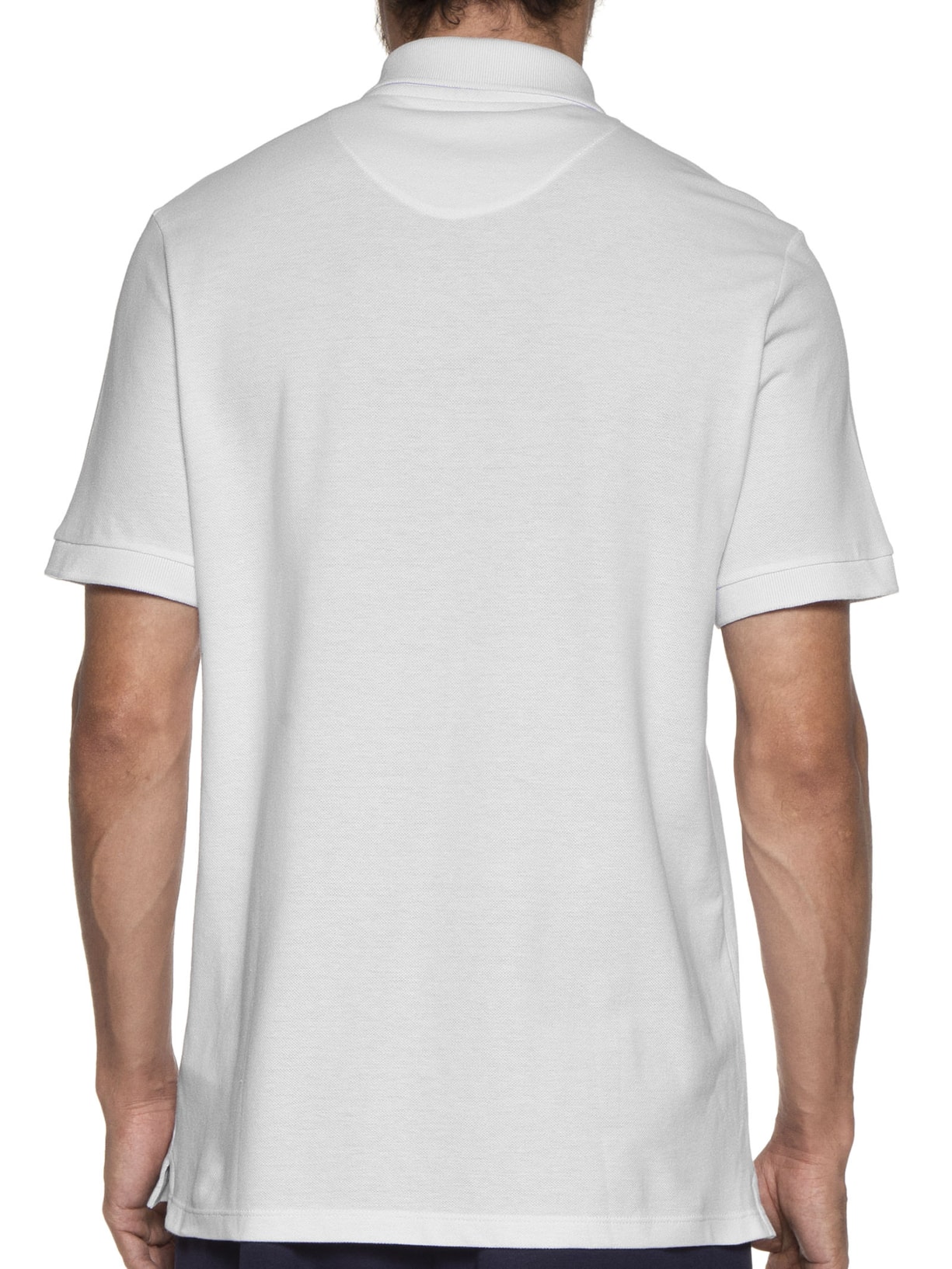 Polo Masculina Manga Curta Piquet Regular Fit Com Detalhe Branco Us Polo