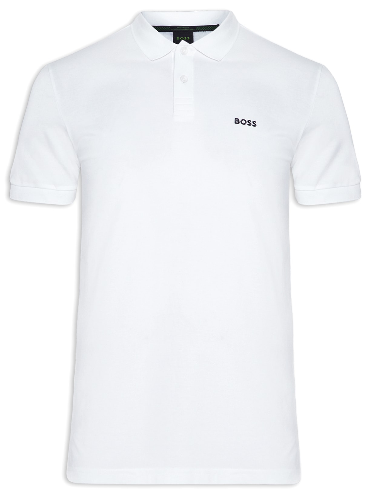 Polo Masculina Manga Curta Piro - Branco