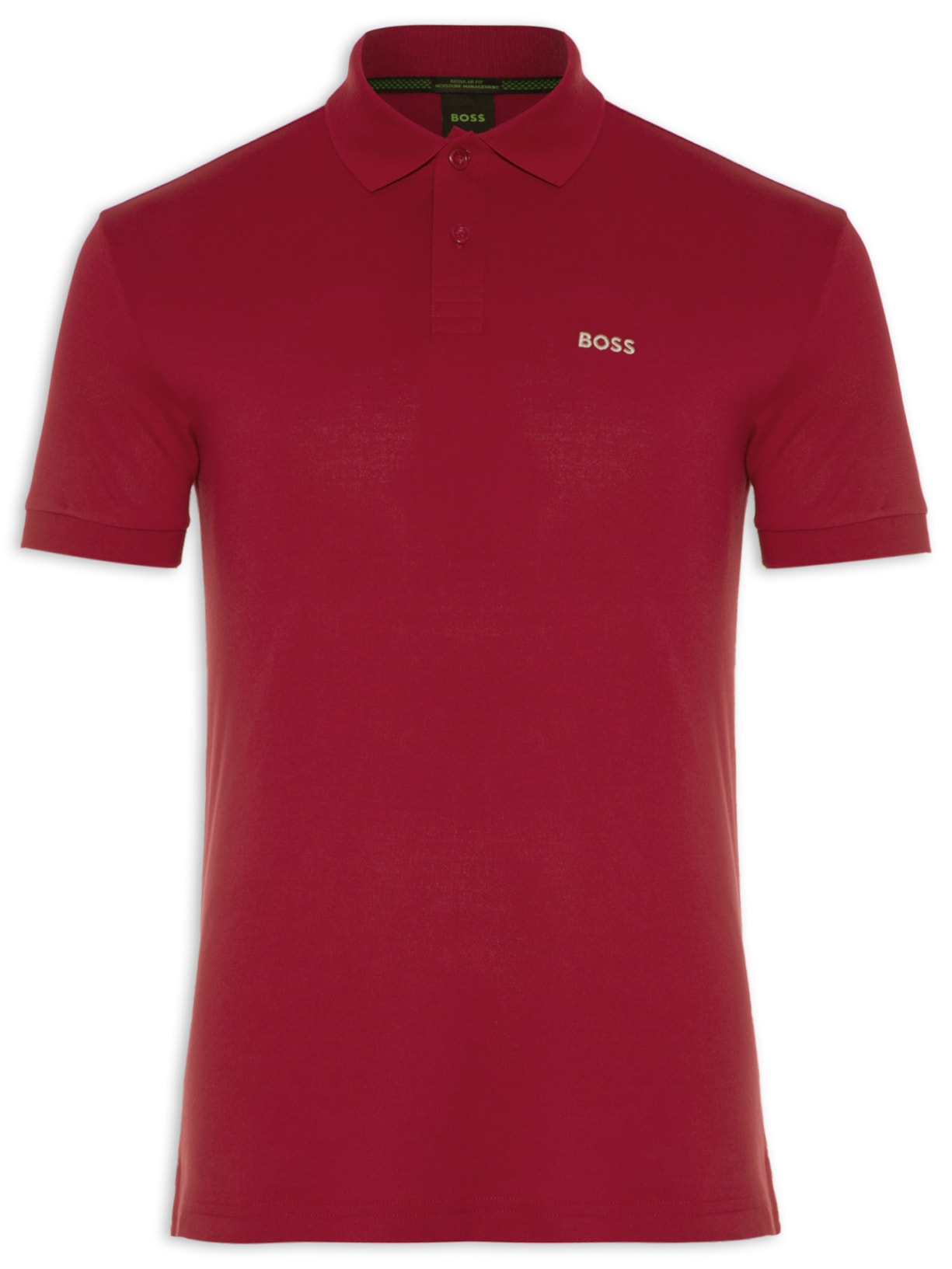 Polo Masculina Manga Curta Piro - Vermelho