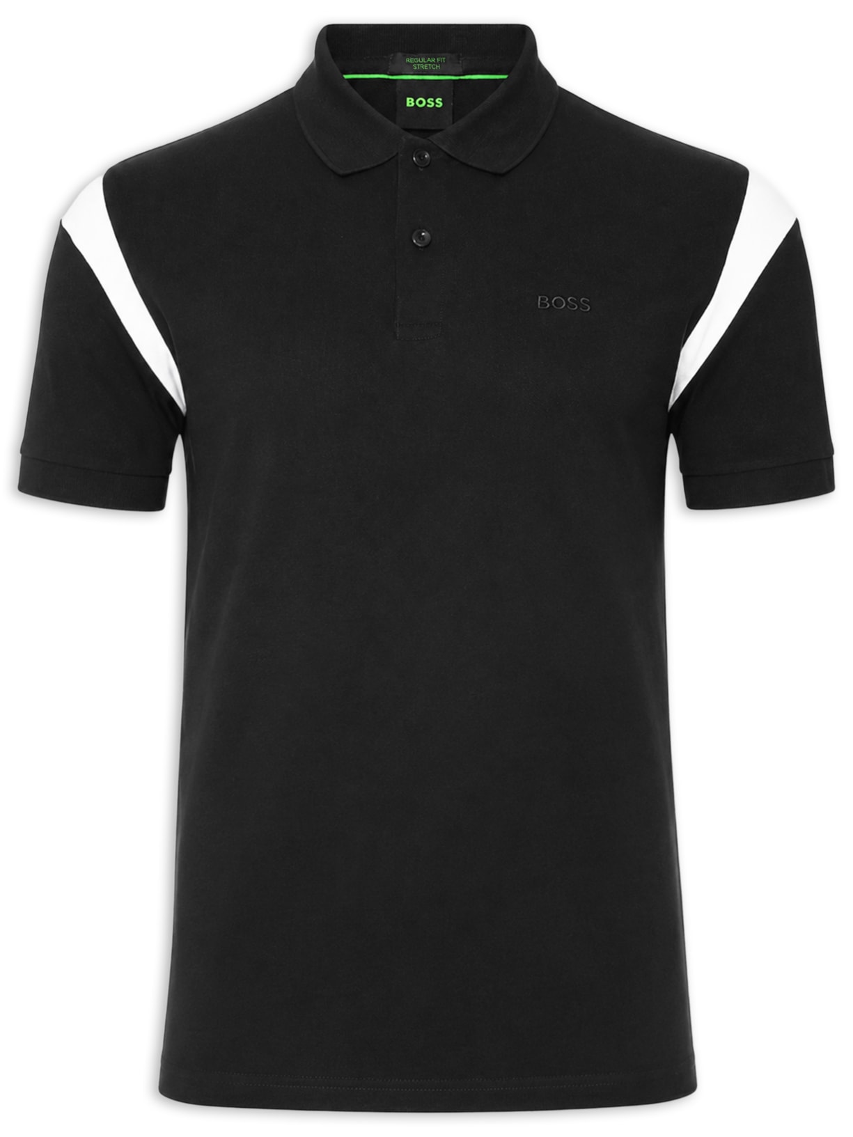 Polo Masculina Manga Curta Pl Union Union Paddy Preto Boss
