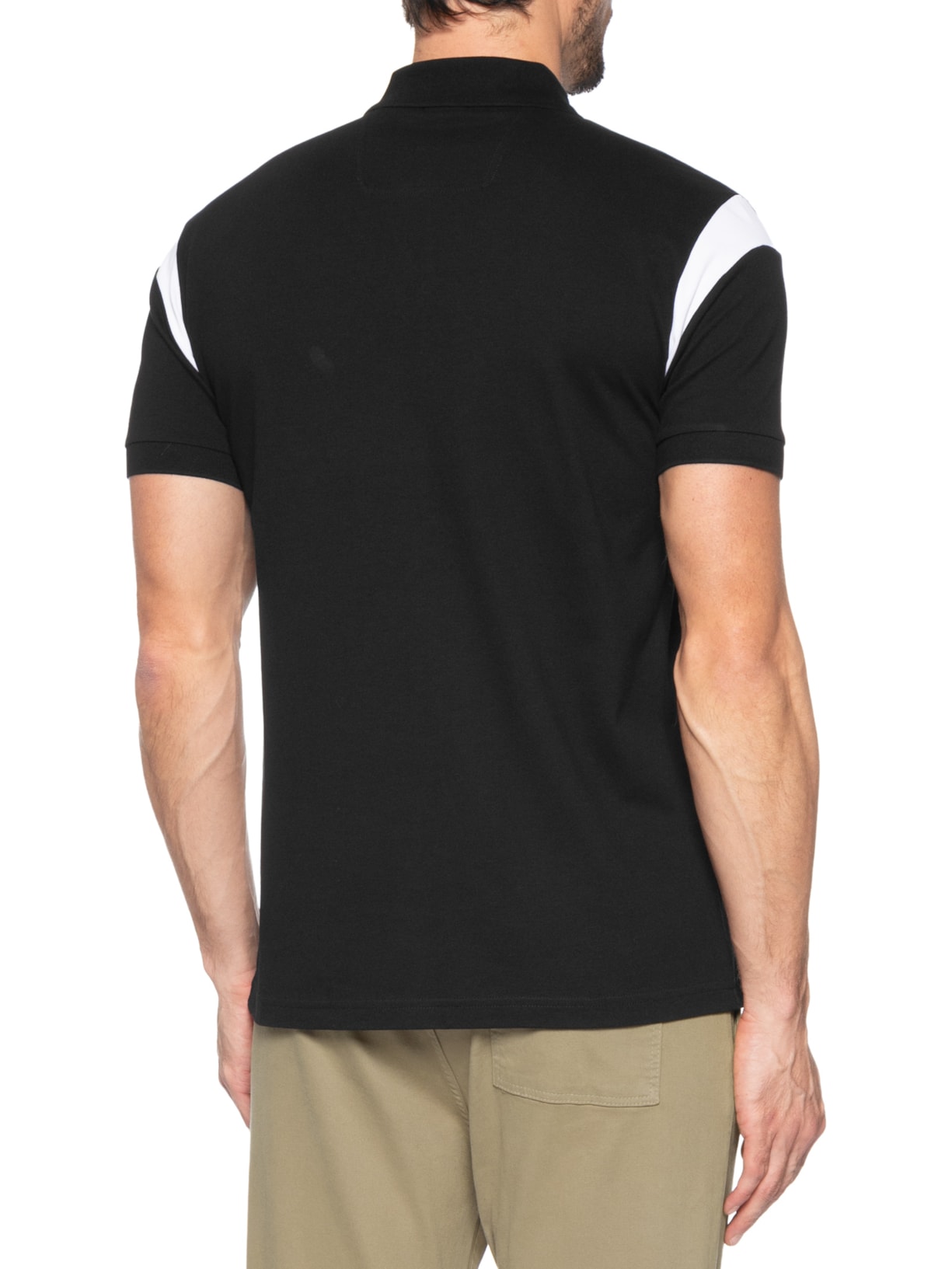 Polo Masculina Manga Curta Pl Union Union Paddy Preto Boss