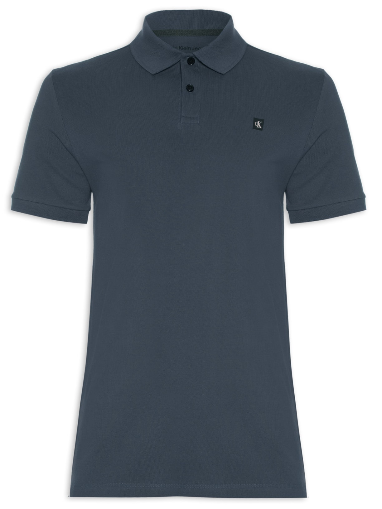Polo Masculina Manga Curta Premium - Azul