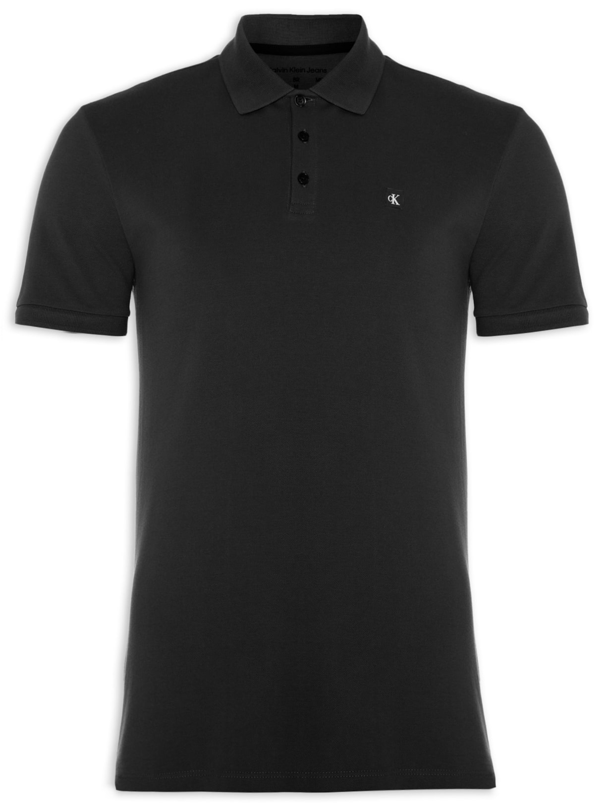 Polo Masculina Manga Curta Premium - Preto