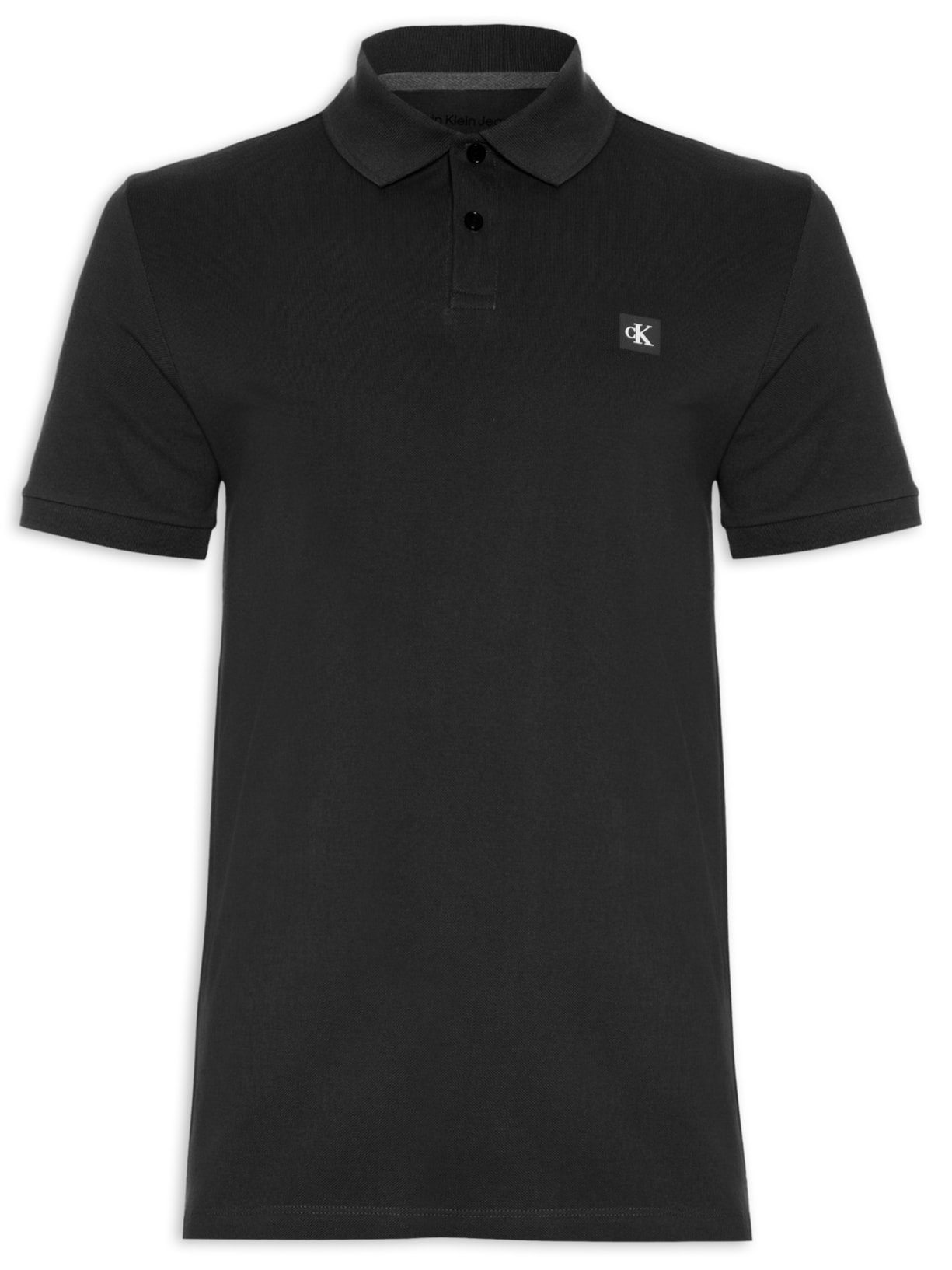 Polo Masculina Manga Curta Premium - Preto