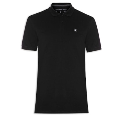 Polo Masculina Manga Curta Premium - Preto 