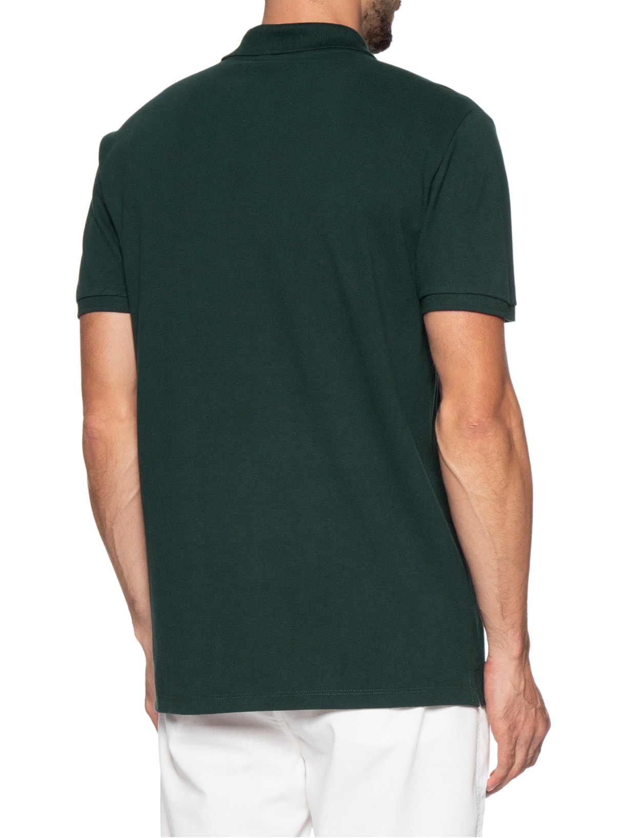 Polo Masculina Manga Curta Premium Verde Calvin Klein Jeans