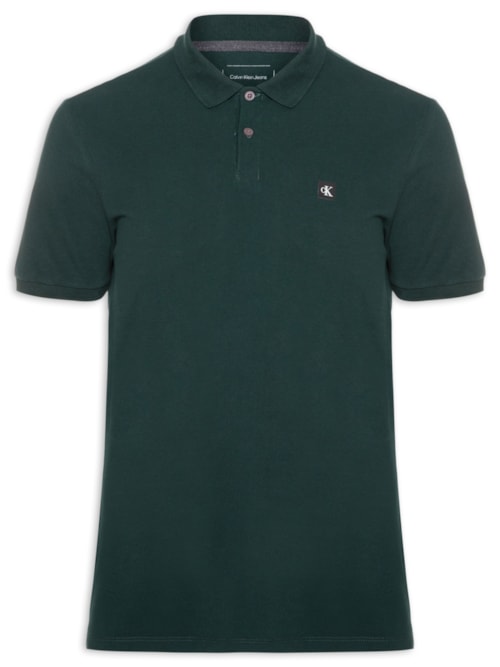 Polo Masculina Manga Curta Premium - Verde