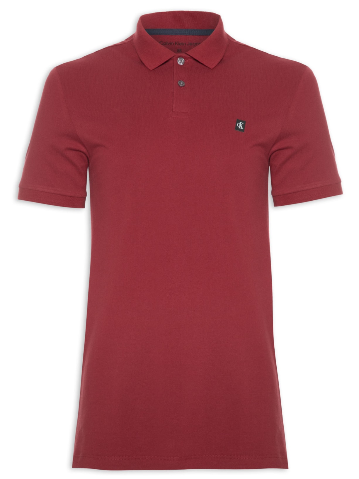 Polo Masculina Manga Curta Premium - Vermelho