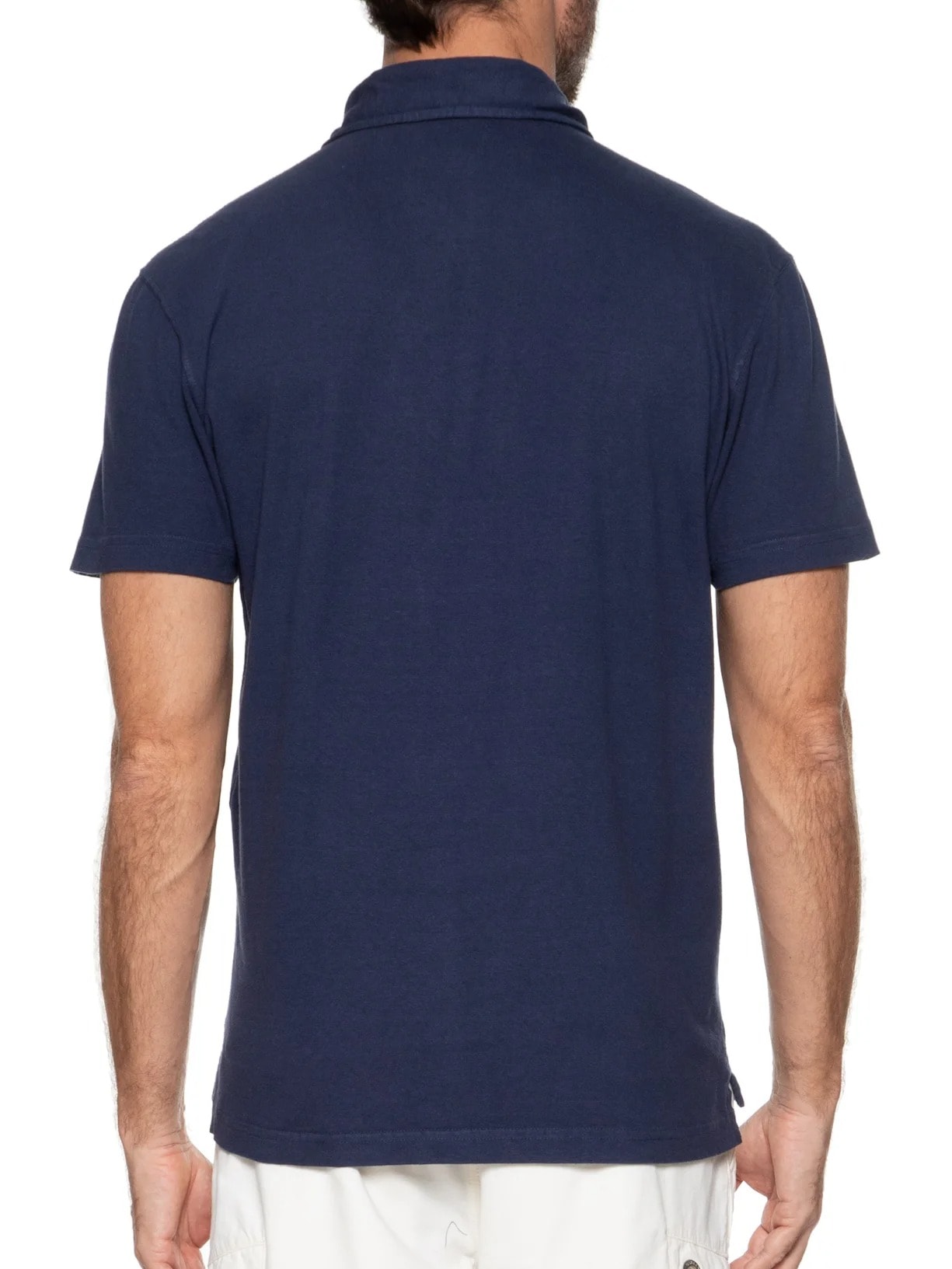 Pólo Masculina Manga Curta Stone Colors Azul Osklen