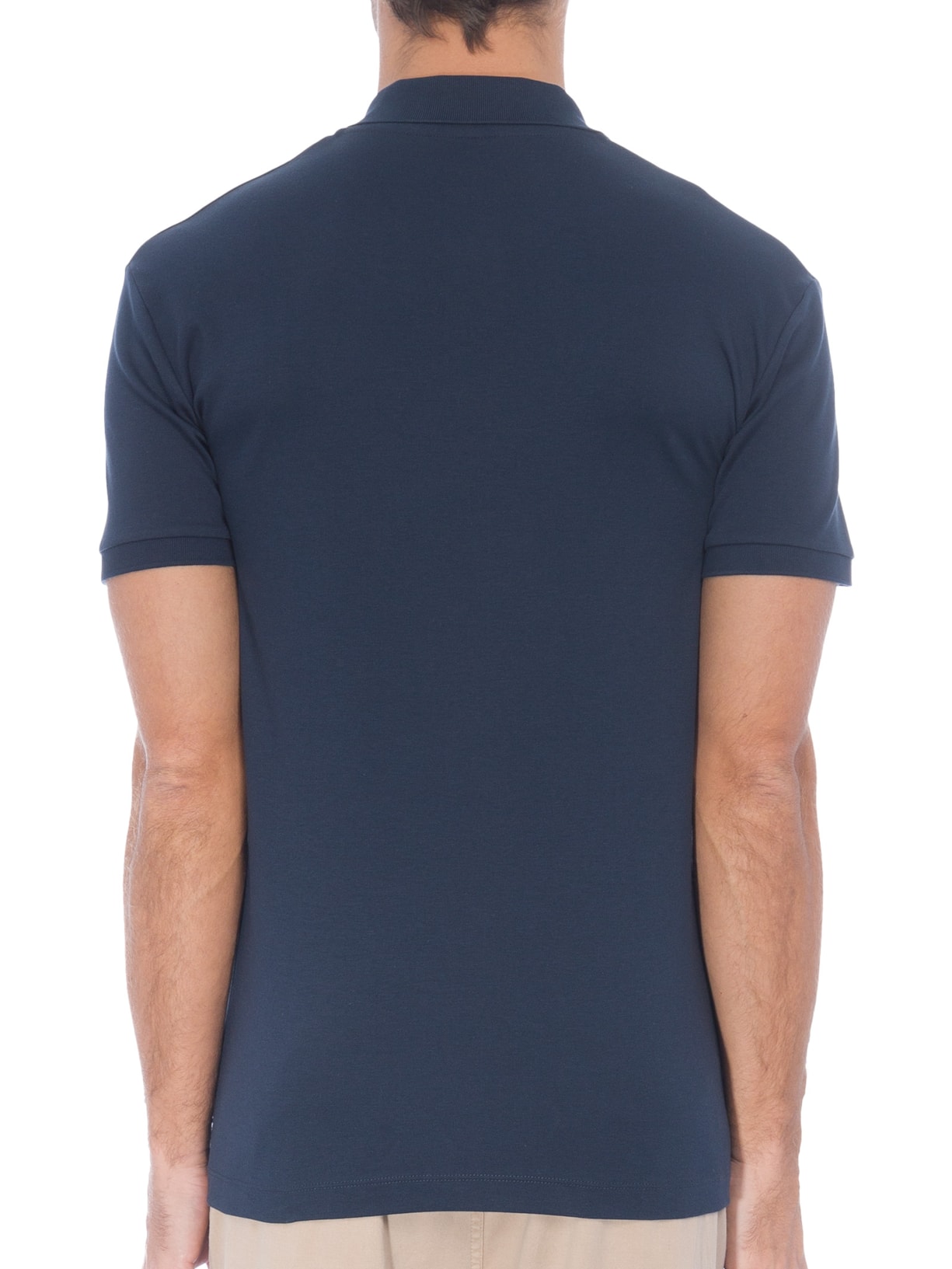 Polo Masculina Manga Curta Supersoft Azul Osklen