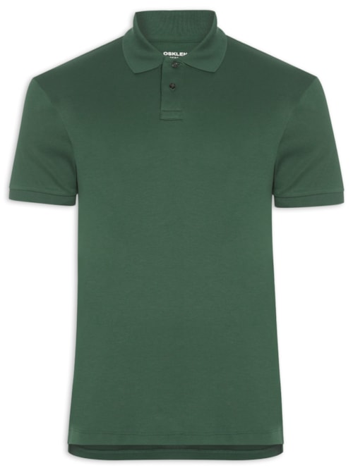 Polo Masculina Manga Curta Supersoft - Verde