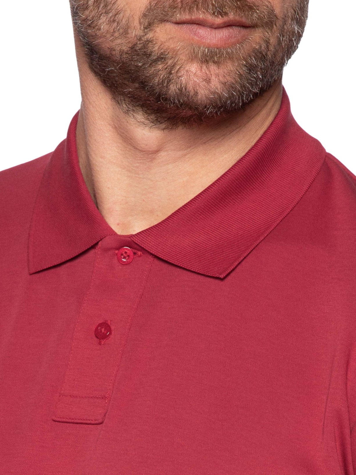 Polo Masculina Manga Curta Supersoft Vermelho Osklen