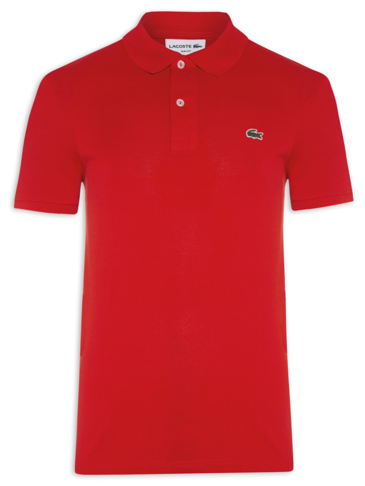 Polo Masculina Manga Curta - Vermelho