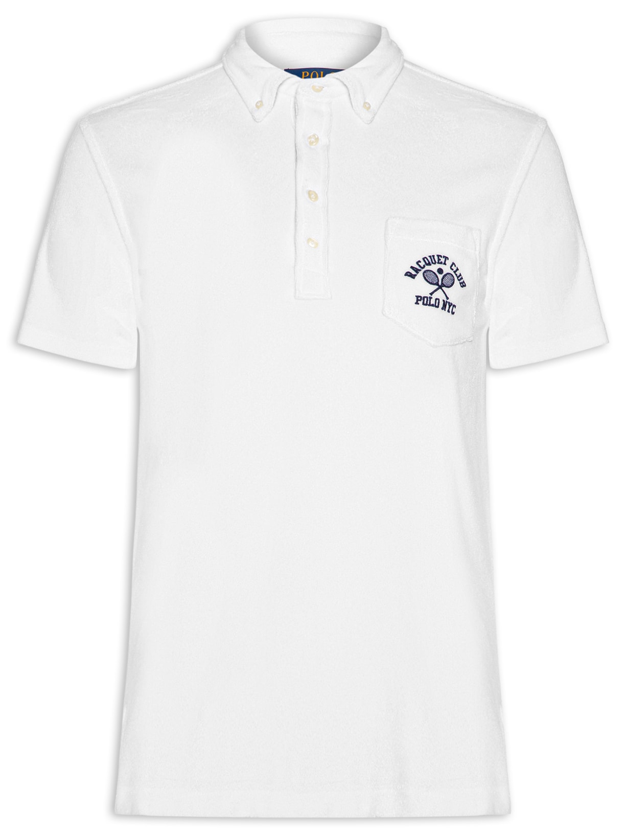 Polo Masculina Manga Curta – Branco