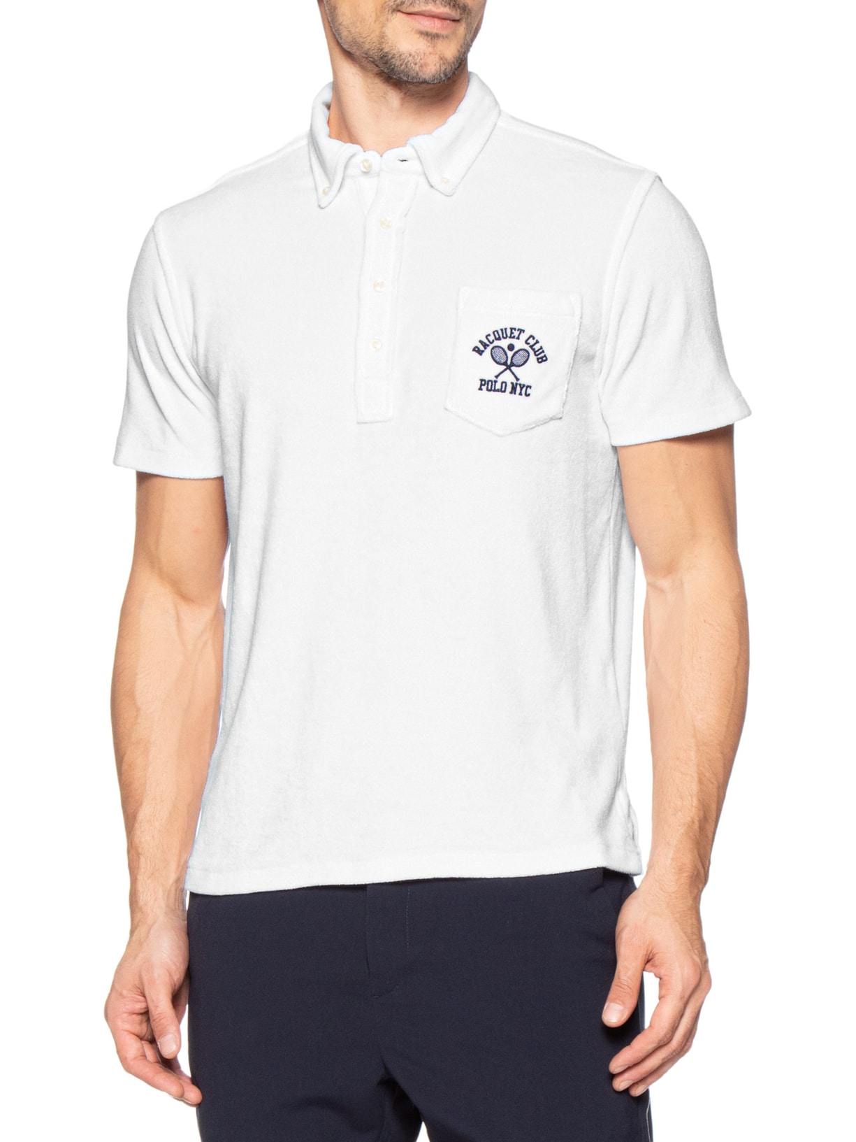 Polo Masculina Manga Curta – Branco Polo Ralph Lauren