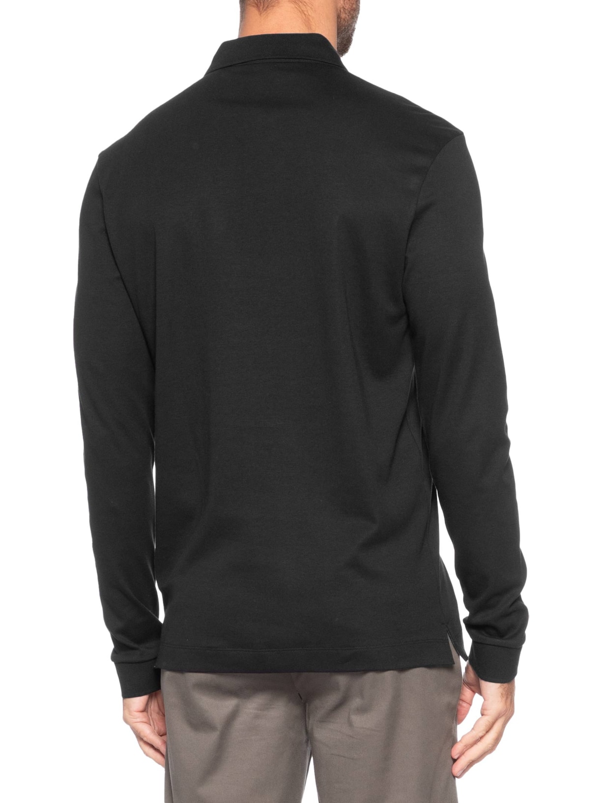 Polo Masculina Manga Longa Pado 30 Preto Boss
