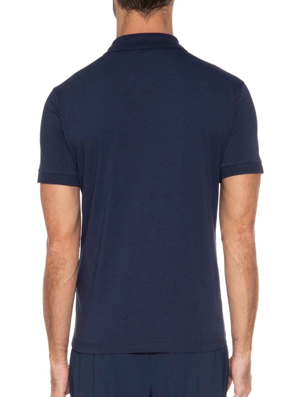 Polo Masculina Mangas Curtas Azul Ea7 Emporio Armani