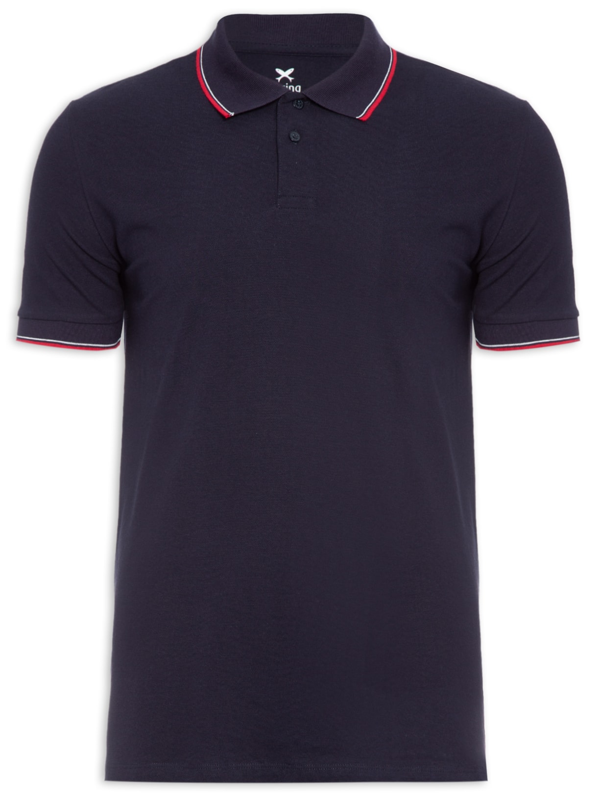 Polo Masculina Mangas Curtas - Azul