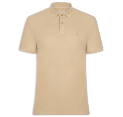 Polo Masculina Mescla Color - Bege